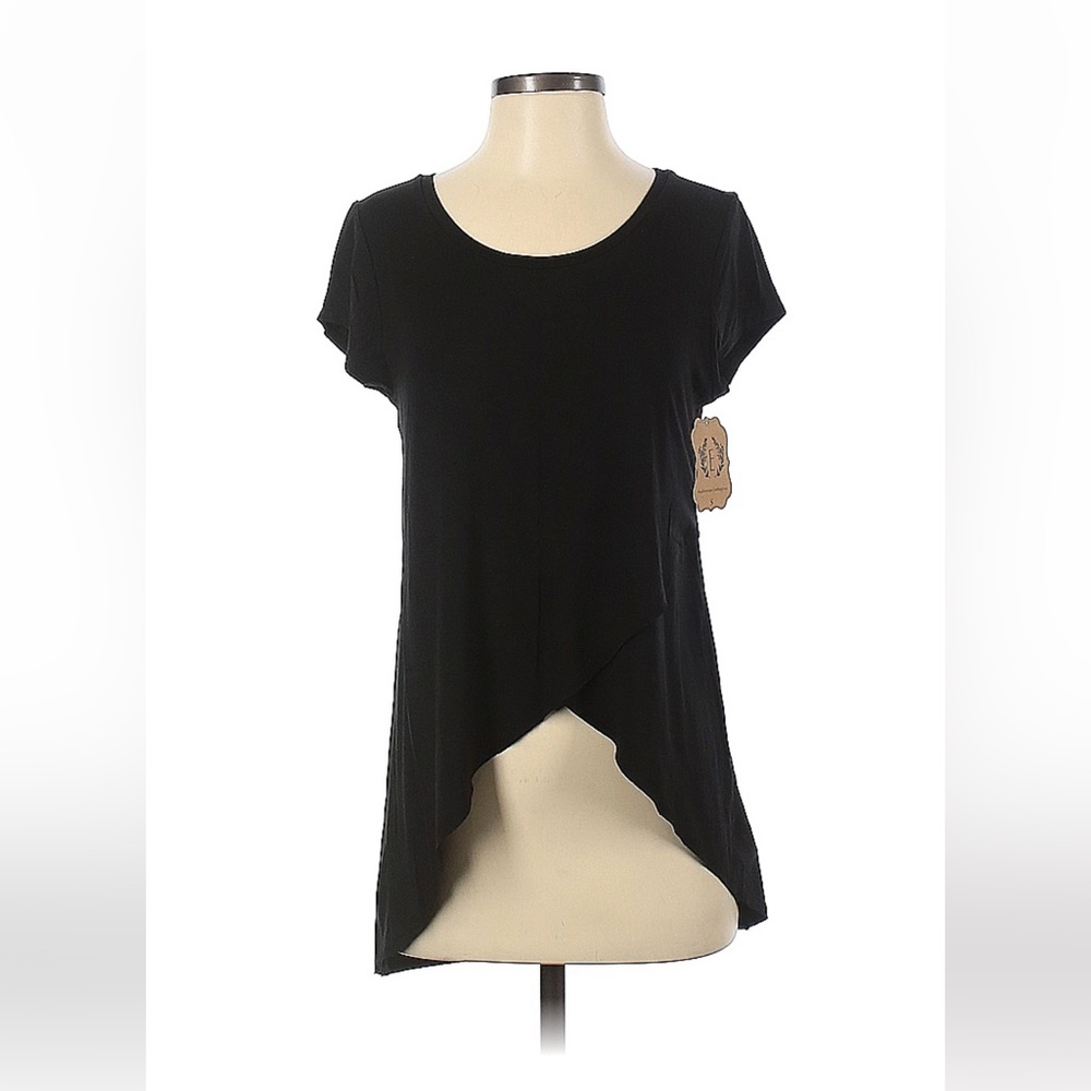 Black Short Sleeve Top - Size S *NWT* - Brand: Excuse Me I Have to Be Awesome